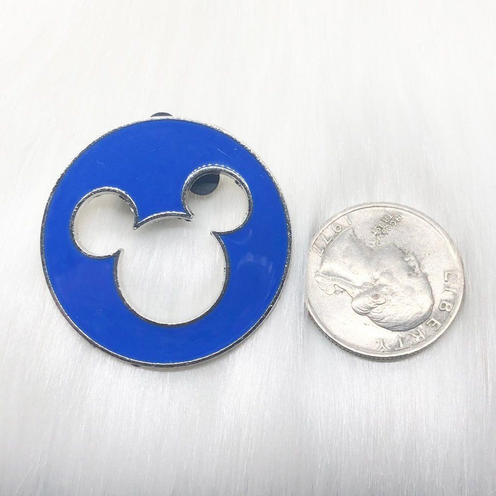 🔮‎ 5/$25 Disney Mickey Mouse Icon Blue Cutout Pin - Picture 2 of 3